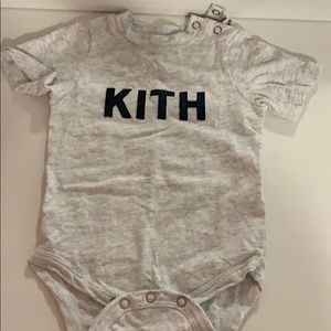 Kith heather grey onesie